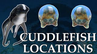 Where To Find ALL 5 CUDDLEFISH EGGS in Subnautica  Cuddlefish Eggs Locations  Subnautica Tutorial [upl. by Dyche912]