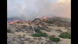 2021 Here Are The Top 5 California Wildfires Burning Now [upl. by Harberd]