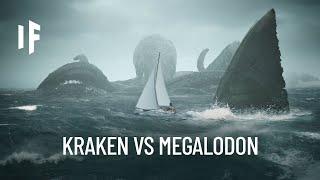 What If a Megalodon Shark Fought the Kraken [upl. by Seafowl]