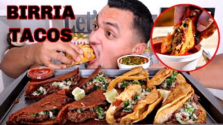 BIRRIA TACOS Y CONSOME MUKBANG [upl. by Kenti]