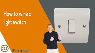 How to wire a light switch [upl. by Arfihs]