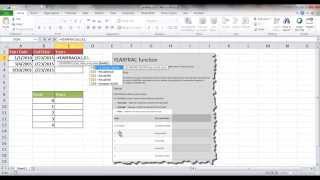 Calculate Years Worked or Age Using the YEARFRAC Function [upl. by Dari175]