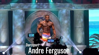 Bodybuilder Andre Ferguson Posing  2017 Mr Olympia Mens Physique [upl. by Amorita]