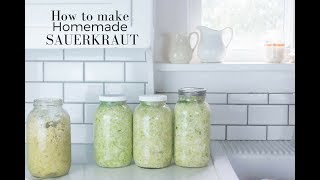 How to Make Sauerkraut [upl. by Llehsor]