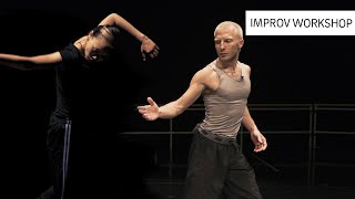 Improvisation workshop by NDT dancers Luca Tessarini and Nicole Ishimaru  ABN AMRO x NDT [upl. by Amaris]