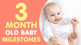 3 Months Old Baby Milestones [upl. by Ahtnicaj]