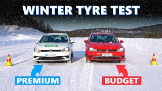 Expensive VS Cheap Winter Tyres ❄ Are Budget Winter Tyres Safe [upl. by Eyk]