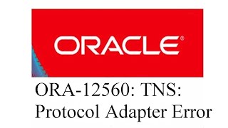 How to Fix ORA12560 TNS Protocol Adapter Error  Oracle Troubleshoot [upl. by Anemolif]