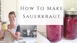 How to make Sauerkraut [upl. by Llennyl217]