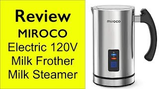 Review Miroco Milk Frother  How to make froth milk at home [upl. by Ier]