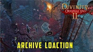 Archive Location in Bloodmoon Island Divinity Original Sin 2 [upl. by Cottrell923]