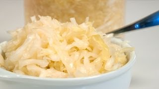 Classic Homemade fermented sauerkraut [upl. by Euqinue]