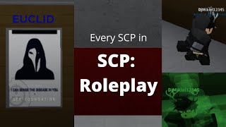 SCP Roleplay all scps ROBLOX [upl. by Clemente]