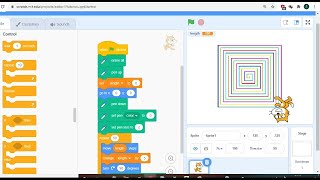 How To Draw Repeating Patterns in Scratch  Learn SCRATCH [upl. by Chimene]