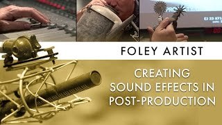 Foley Artists How Movie Sound Effects Are Made [upl. by Ynelram490]