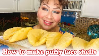 DIY Puffy Taco Shells  Easy amp Versatile Taco Recipe  Perfect for Summer [upl. by Jaquenetta]