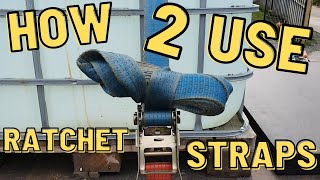 How to use ratchet Straps [upl. by Yemerej]