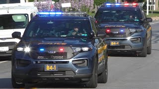 Top 25 Police Car Responses of 2020  Best of Sirens [upl. by Redmund]