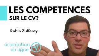 CV comment indiquer les compétences [upl. by Gridley]