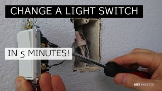 How To Change A Lightswitch [upl. by Sandstrom]