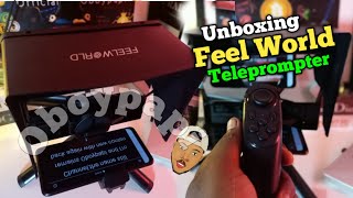 Unboxing Feelworld TP10 Portable Teleprompter [upl. by Torrell]