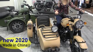 New Sidecar motorcycle 2020  Made in China vintage BMW style [upl. by Smallman]