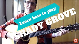 SHADY GROVE  BLUEGRASS GUITAR LESSON [upl. by Statis45]