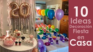 10 Ideas para Decoracion de Fiesta en Casa [upl. by Ru498]