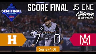 SEMIFINAL Juego 4🍊Naranjeros vs Águilas 🦅 15 de Enero 2024 [upl. by Kai]