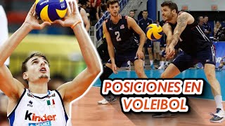 DISTINTAS POSICIONES EN VOLEIBOL 🏐 [upl. by Nomzaj]