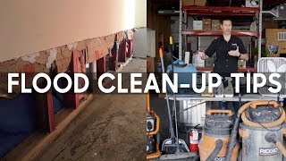 Flood Cleanup  5 Steps Including Mold Control [upl. by Caines]