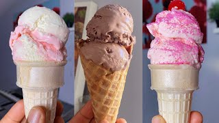 Let’s Make Ice Cream At Home With Only 3 Ingredients  3 Flavors Using 2 Easy Methods [upl. by Suolekcin845]