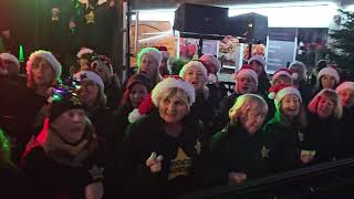 WHAT CHRISTMAS MEANS TO ME Rock Choir at Birkdale Lights Switch On 1st December 2024 [upl. by Ycrad]