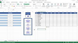 Tabla de posiciones  Version mejorada [upl. by Llertnad]