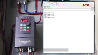 How to control the VFD via RS485 interface [upl. by Raynold]