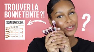 Comment trouver sa teinte parfaite avec LEffaceur Instant AntiAge de Maybelline New York [upl. by Eidnar265]