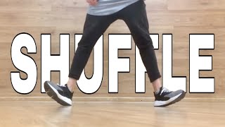 HOW TO SHUFFLE DANCE  TUTORIAL  BASIC STEPS  ШАФЛ  2018 [upl. by Roux]