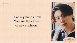 Jungkook BTS 방탄소년단 – Euphoria Official Audio Easy Lyrics [upl. by Stockton327]