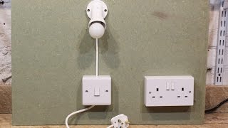 Simple Plug in Light and Switch [upl. by Aniham594]