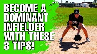 3 Simple Tips To Become A Dominant Infielder  Baseball Fielding Tips [upl. by Fran481]