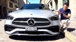 2022 Mercedes C Class  NEW Drive C220d AMG FULL Review Interior Exterior [upl. by Dawaj]