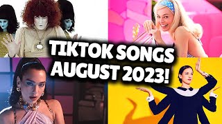 Top Trending Songs on TikTok  AUGUST 2023 [upl. by Gitlow691]