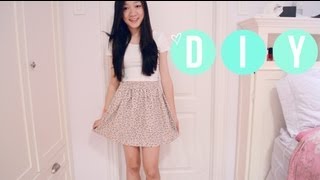 ❥ DIY Shorts Into Skirt  CLOSET RAID [upl. by Aneelas102]