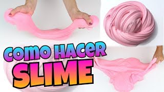 DIY  Como Hacer SLIME  FÁCIL Y SIN BÓRAX  NatyGloss [upl. by Tedda673]