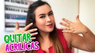 ¿Como Quitar Uñas Acrilicas FÁCIL Y SIN DOLOR [upl. by Milurd]