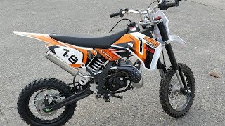 Fastest 50cc Pit Bike  NRG 50 GTS  KTM REPLICA from Nitro Motors [upl. by Hoffer511]