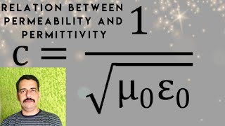 Relation between permeability of free space and permittivity of free space [upl. by Adiaz]