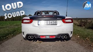 Abarth 124 SPIDER  quotRecord Monzaquot exhaust SOUND💥 [upl. by Butler937]