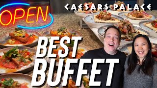 CAESARS BUFFET LAS VEGAS The NEW All You Can Eat Buffet in Las Vegas [upl. by Sulamith]