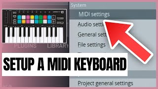 How to Setup a MIDI Keyboard In FL Studio  40 Second Tutorial [upl. by Fiertz400]